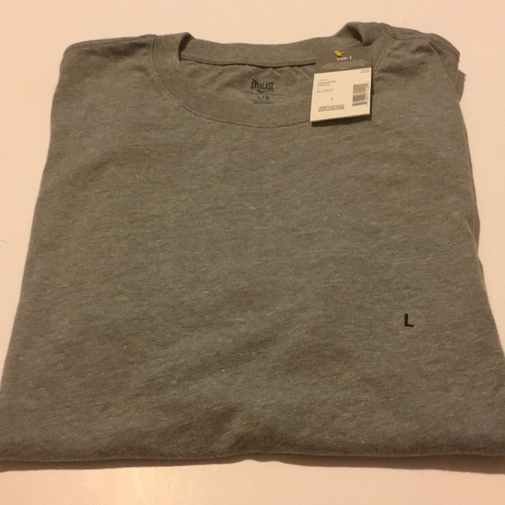 Everlast t shirt large gray brand new.